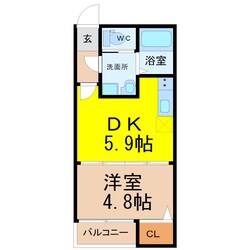 中村公園駅 徒歩5分 3階の物件間取画像